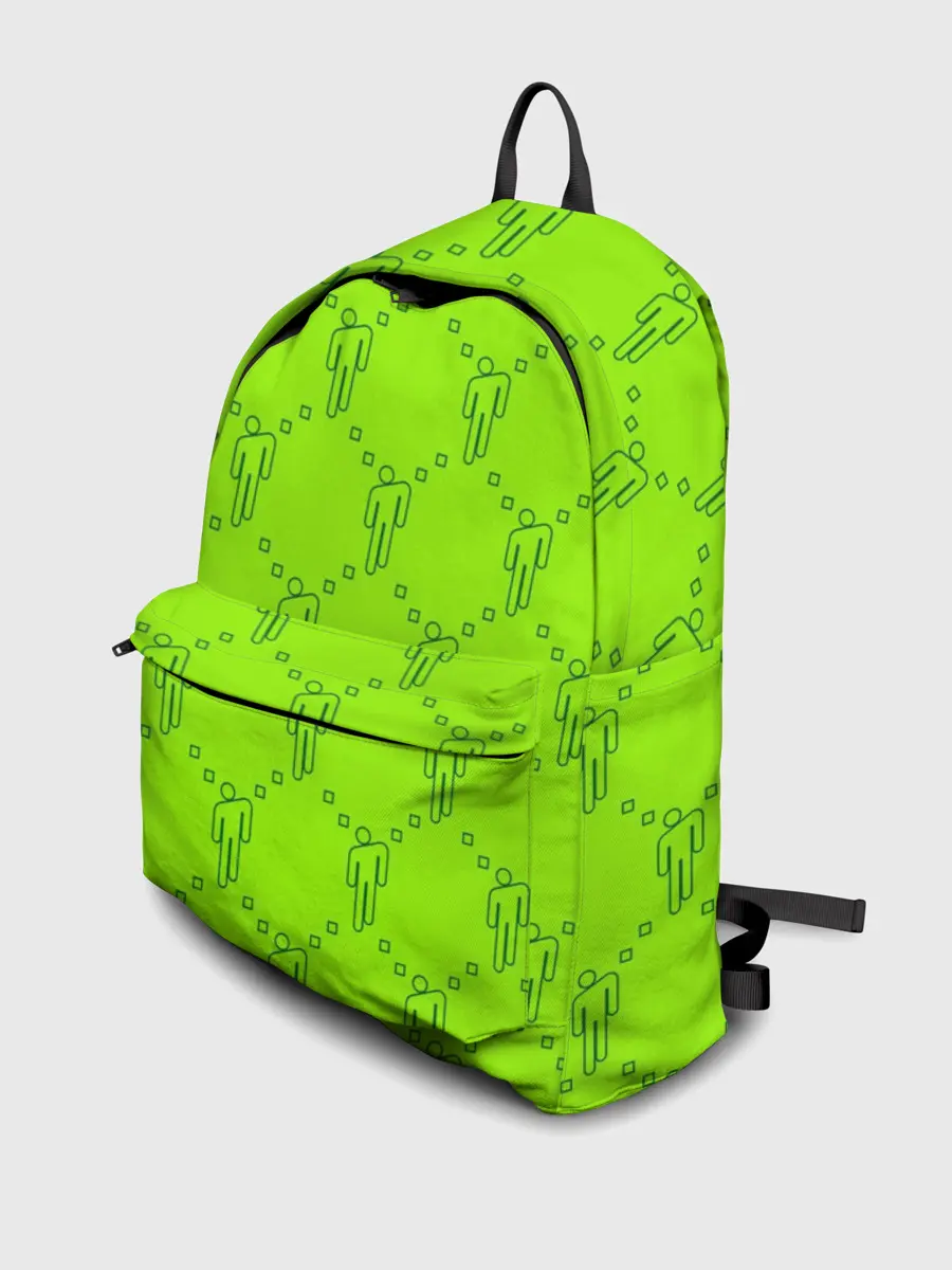 Рюкзак джинсовый / Billie Eilish pattern