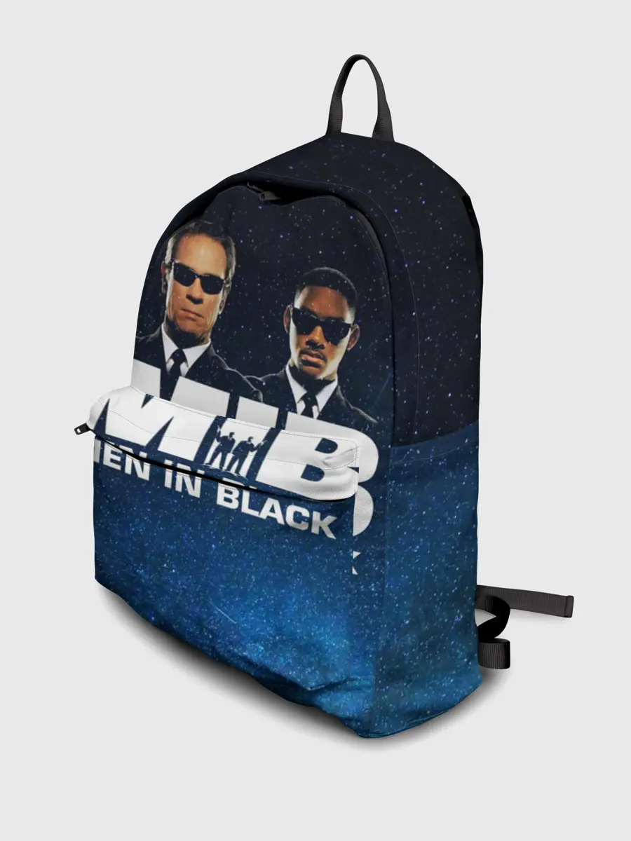 Рюкзак джинсовый / люди в черном