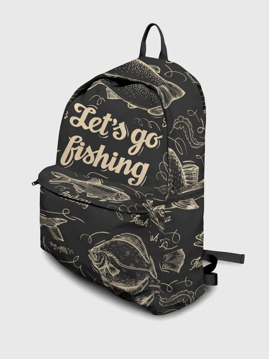 Рюкзак джинсовый / Lets go fishing