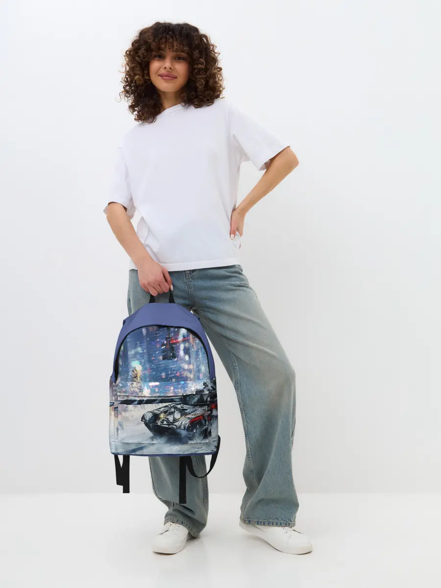 Рюкзак джинсовый / ТАНКИ