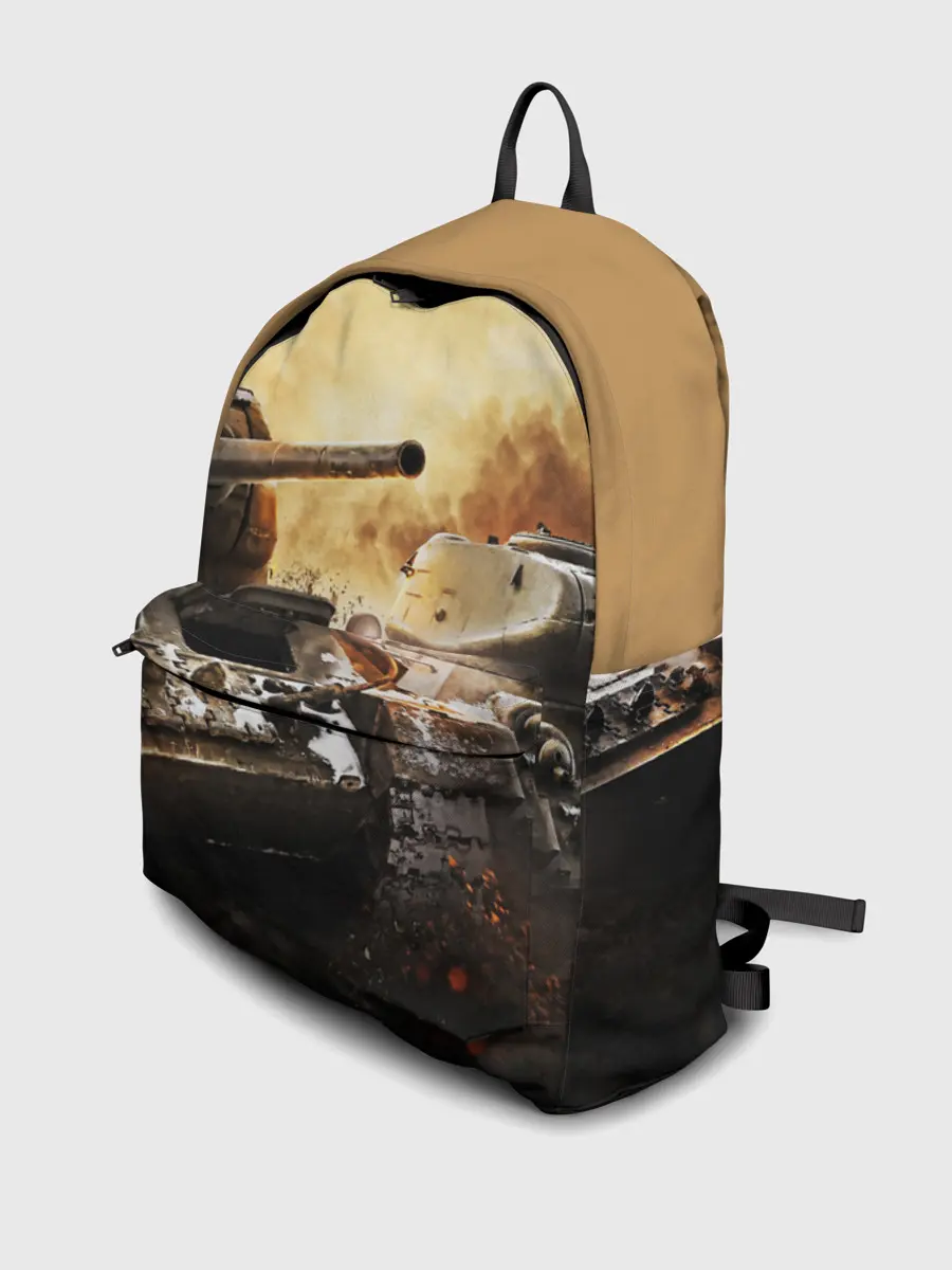 Рюкзак джинсовый / танки