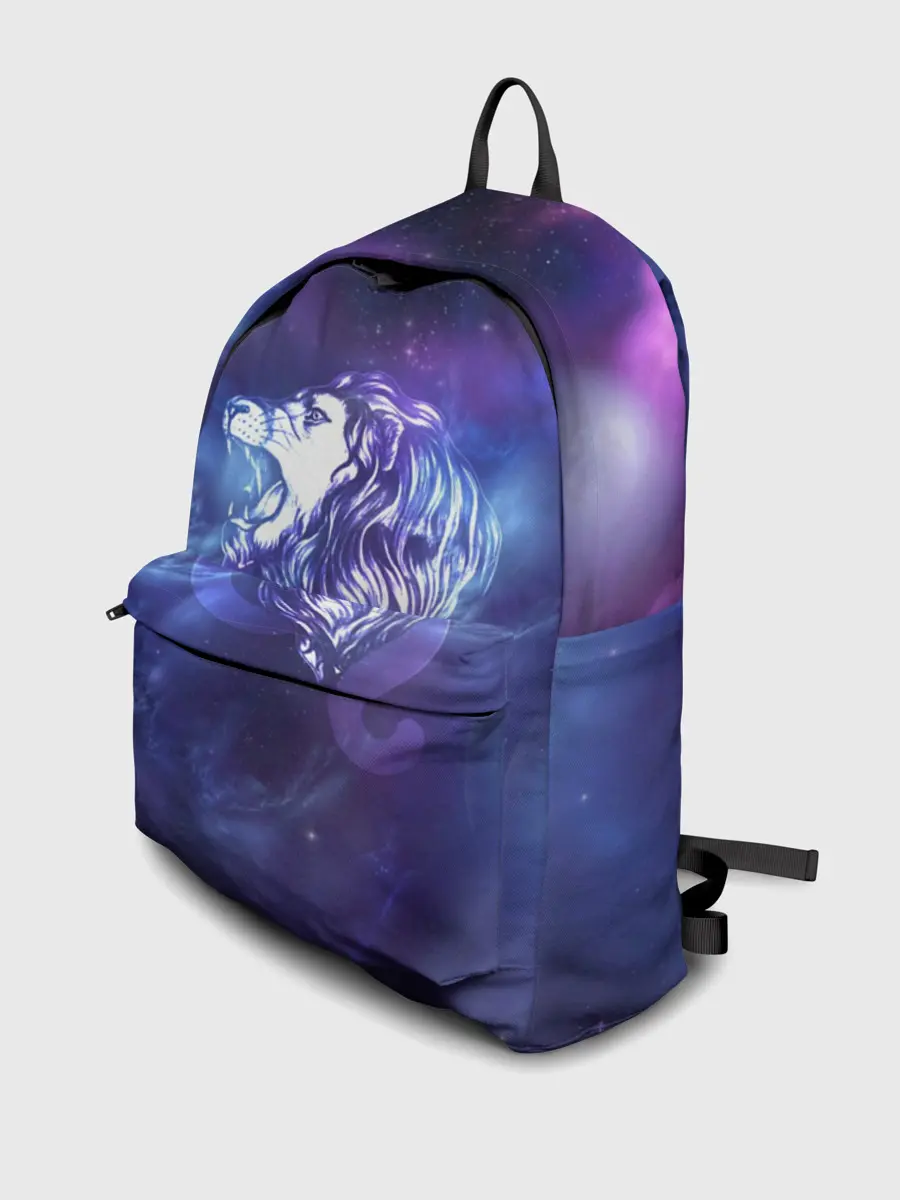 Рюкзак джинсовый / Лев