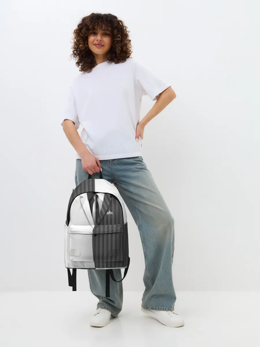 Рюкзак джинсовый / Двойной костюм