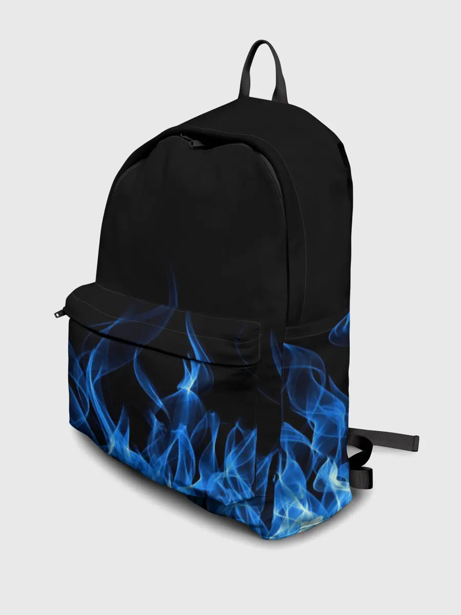 Рюкзак джинсовый / Синий Огонь