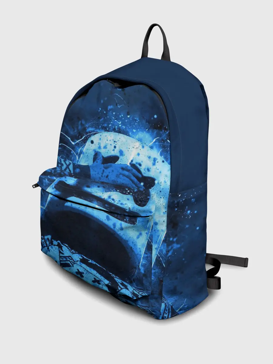 Рюкзак джинсовый / Marshmello