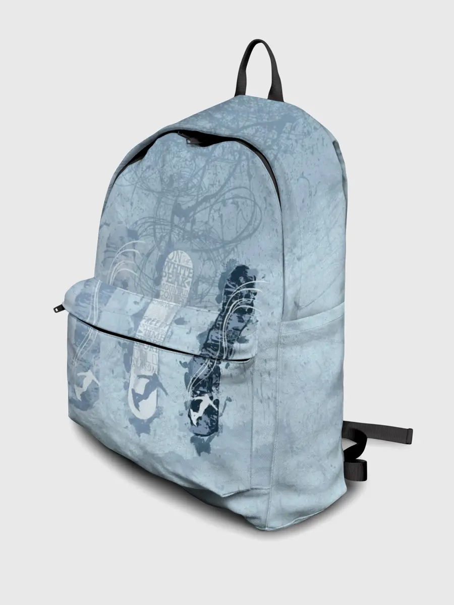 Рюкзак джинсовый / три сноуборда