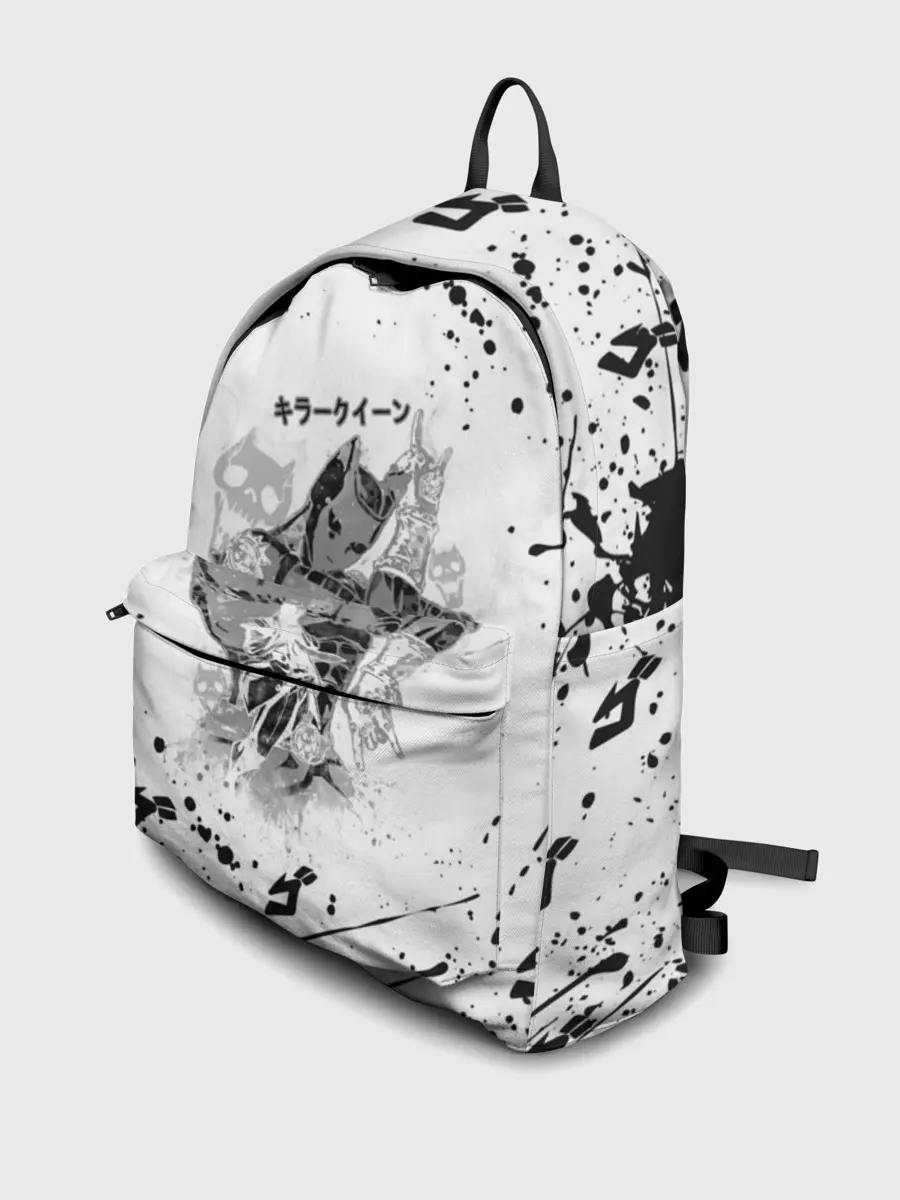 Рюкзак джинсовый / KILLER QUEEN черные брызги