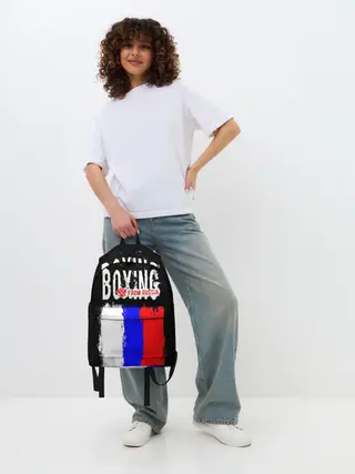 Рюкзак джинсовый / Boxing from Russia