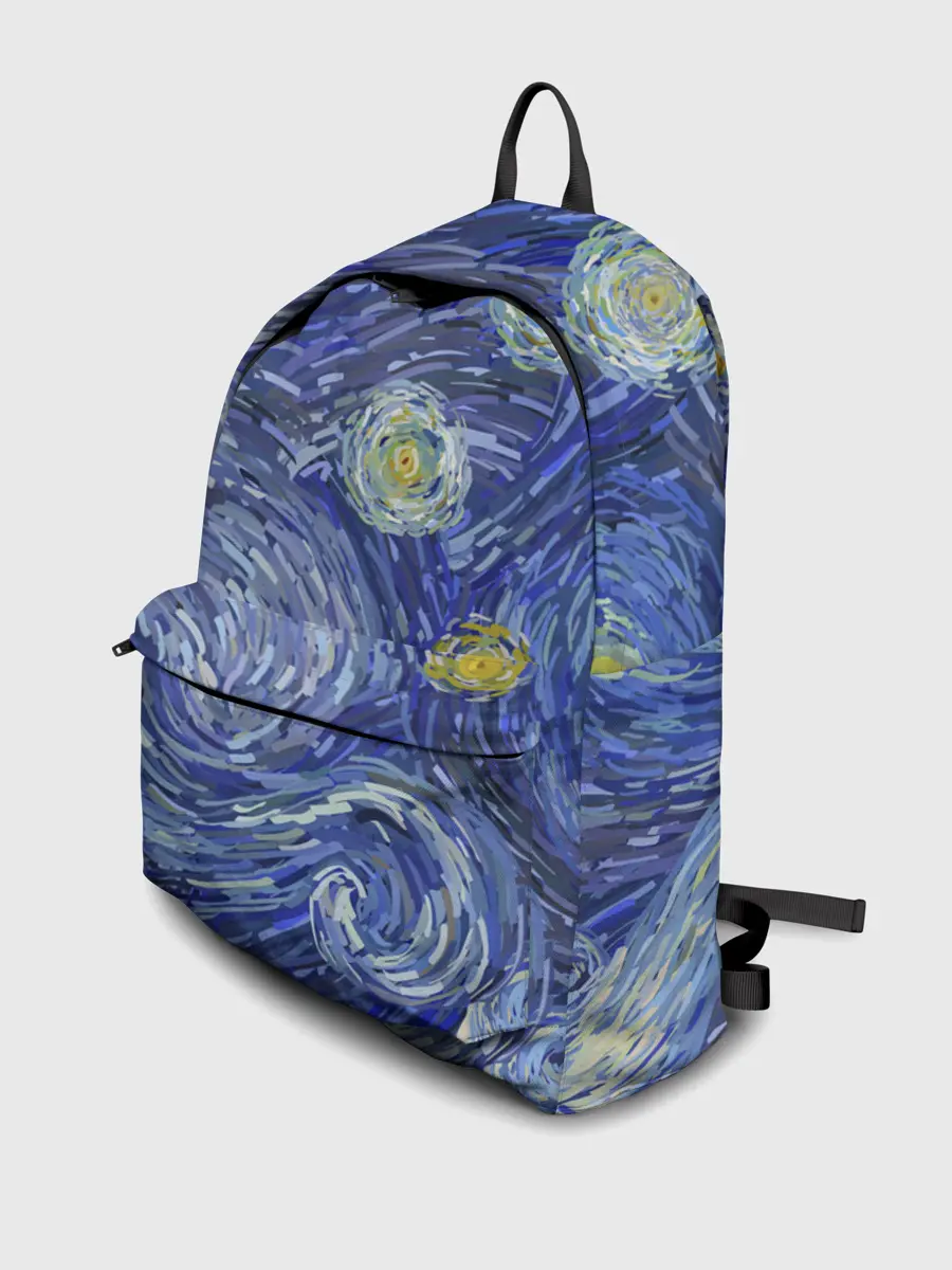 Рюкзак джинсовый / Полотно ван Гога