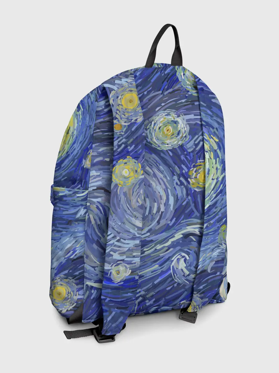 Рюкзак джинсовый / Полотно ван Гога
