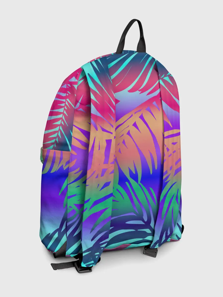 Рюкзак джинсовый / НЕОНОВЫЕ ПАЛЬМЫ