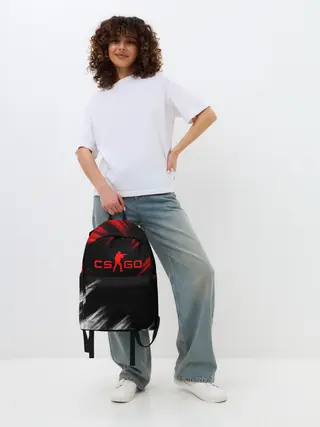 Рюкзак джинсовый / Counter Strike