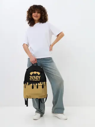 Рюкзак джинсовый / Bendy And The Ink Machine