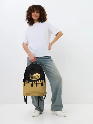 Рюкзак джинсовый / Bendy And The Ink Machine