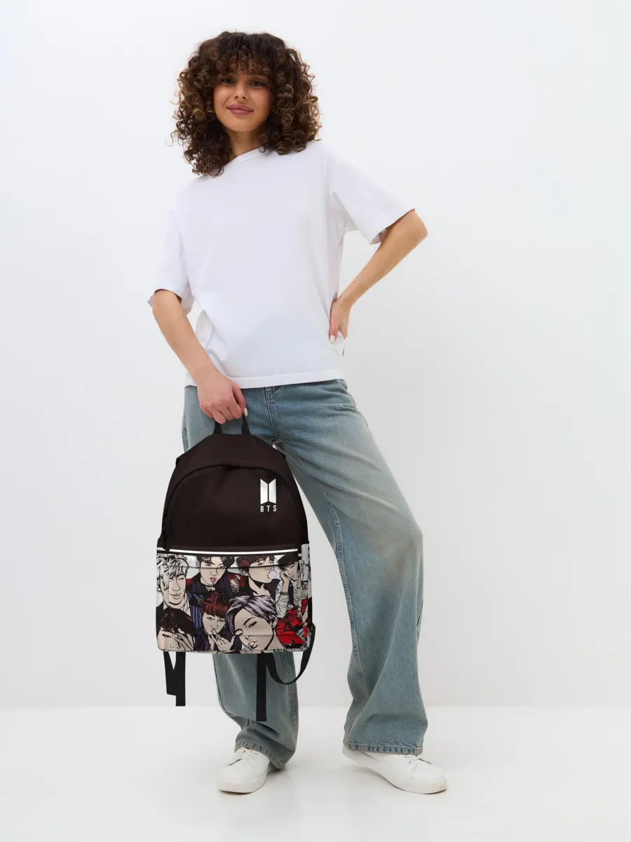 Рюкзак джинсовый / BTS