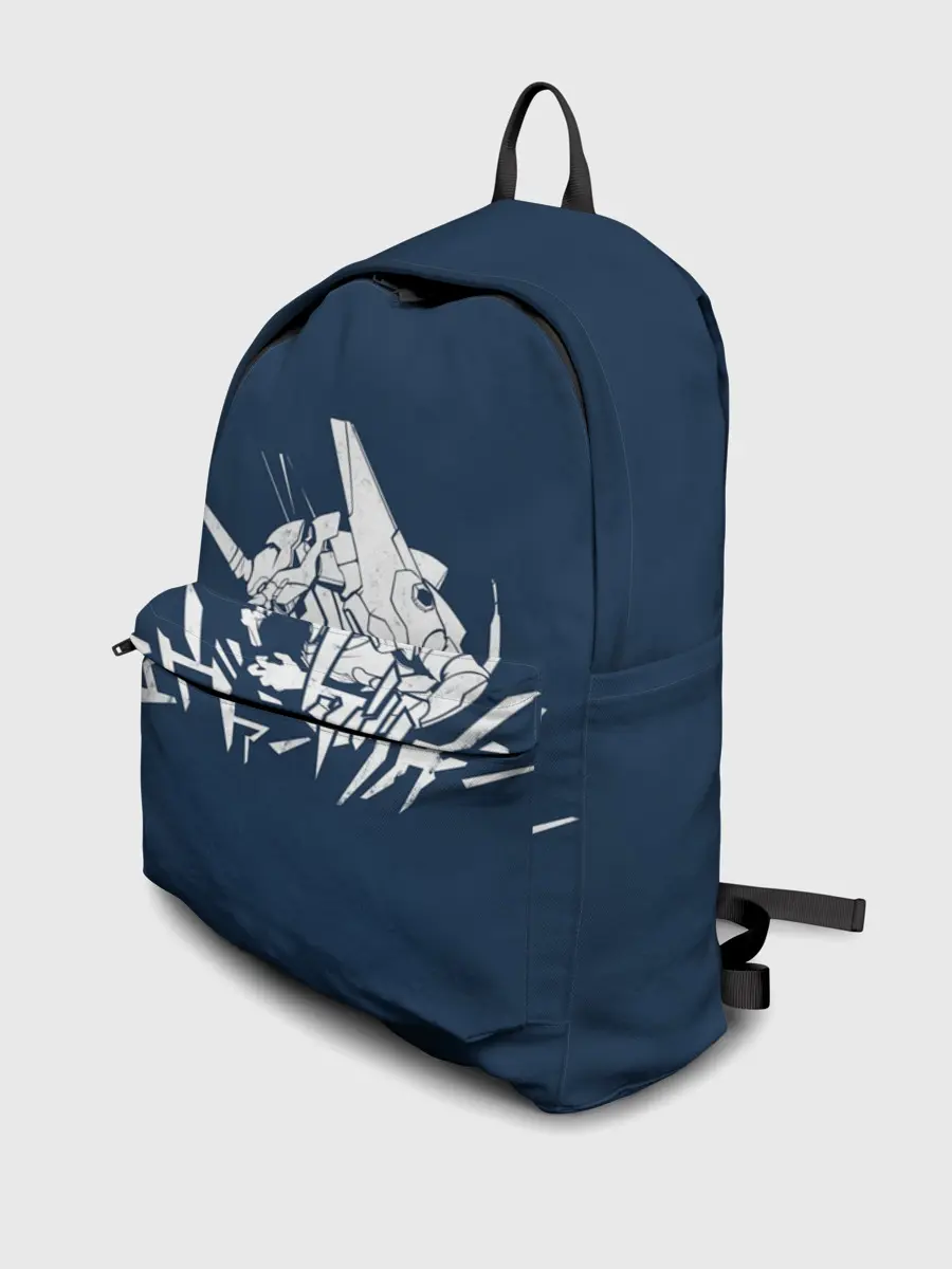 Рюкзак джинсовый / Символика Евангелион