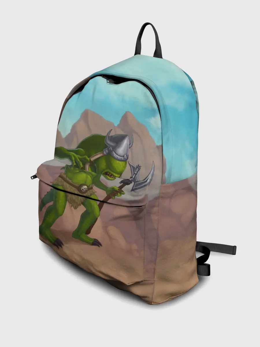 Рюкзак джинсовый / Сэр Троглодит - Варвар