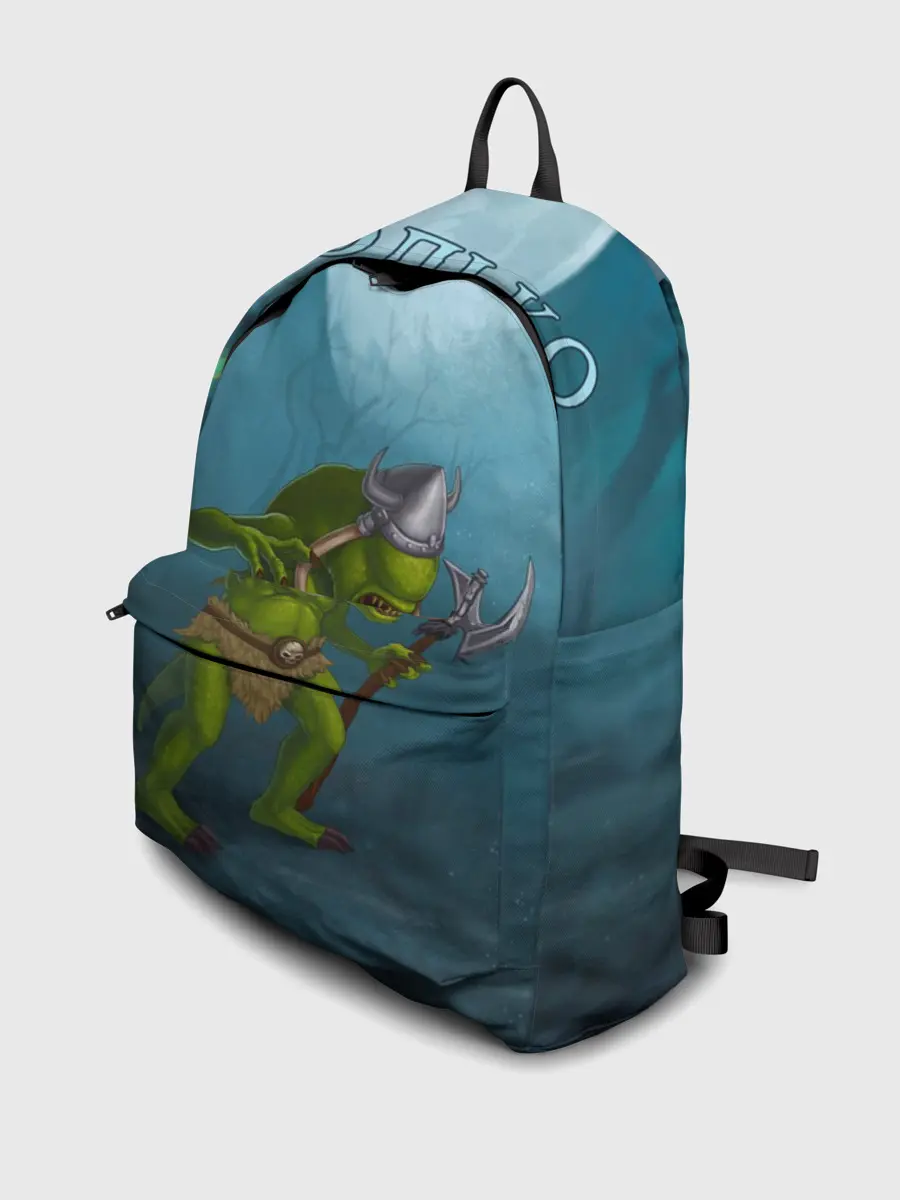 Рюкзак джинсовый / Сэр Троглодит - Варвар, болото