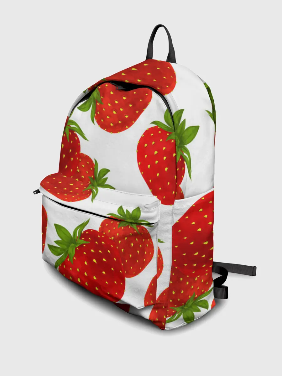 Рюкзак джинсовый / Клубника