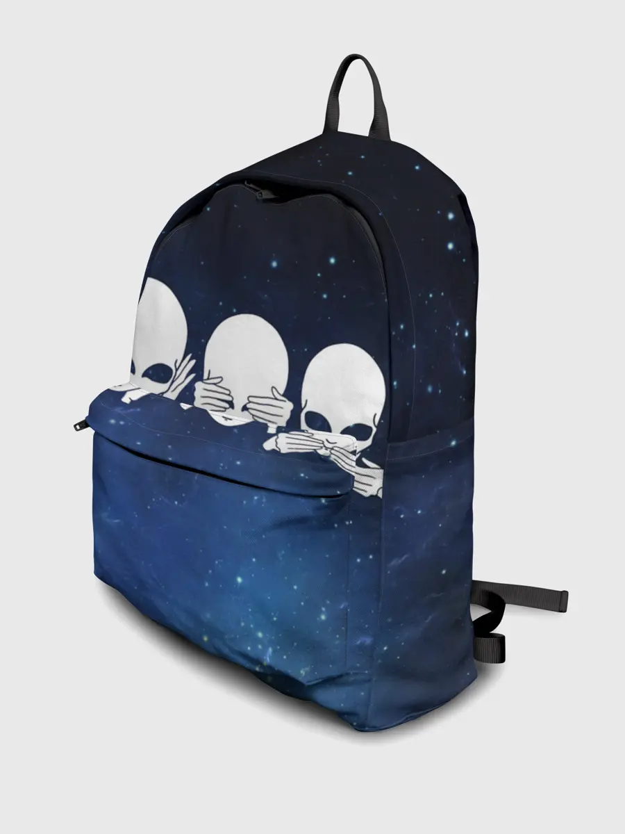 Рюкзак джинсовый / космос