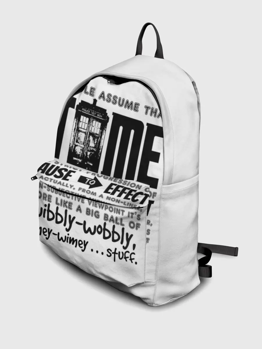 Рюкзак джинсовый / Doctor Who