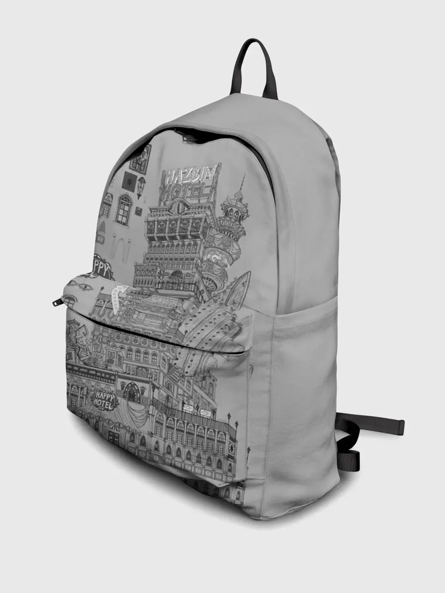 Рюкзак джинсовый / Hazbin Hotel