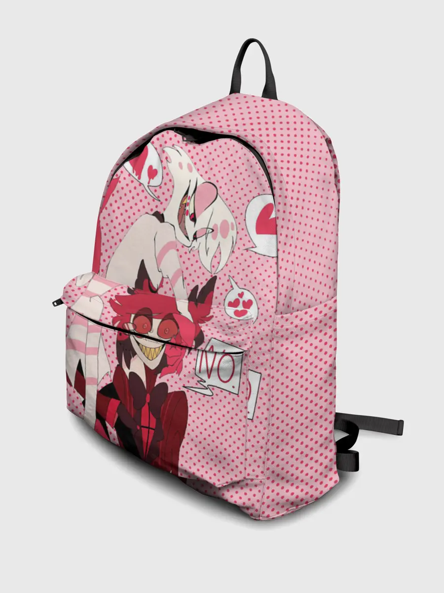 Рюкзак джинсовый / Hazbin Hotel