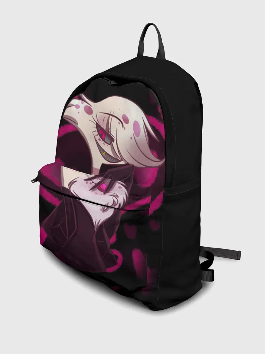 Рюкзак джинсовый / Hazbin Hotel