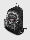 Рюкзак джинсовый / Индеец череп