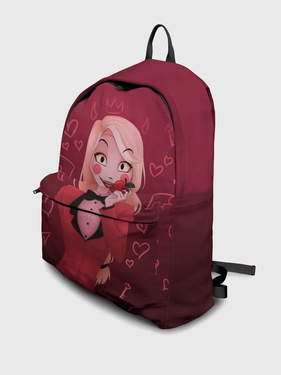 Рюкзак джинсовый / Hazbin Hotel