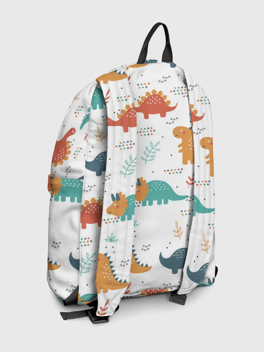 Рюкзак джинсовый / Милые динозавры