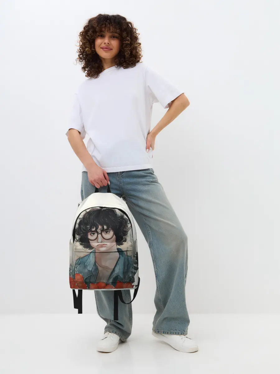 Рюкзак джинсовый / finn wolfhard