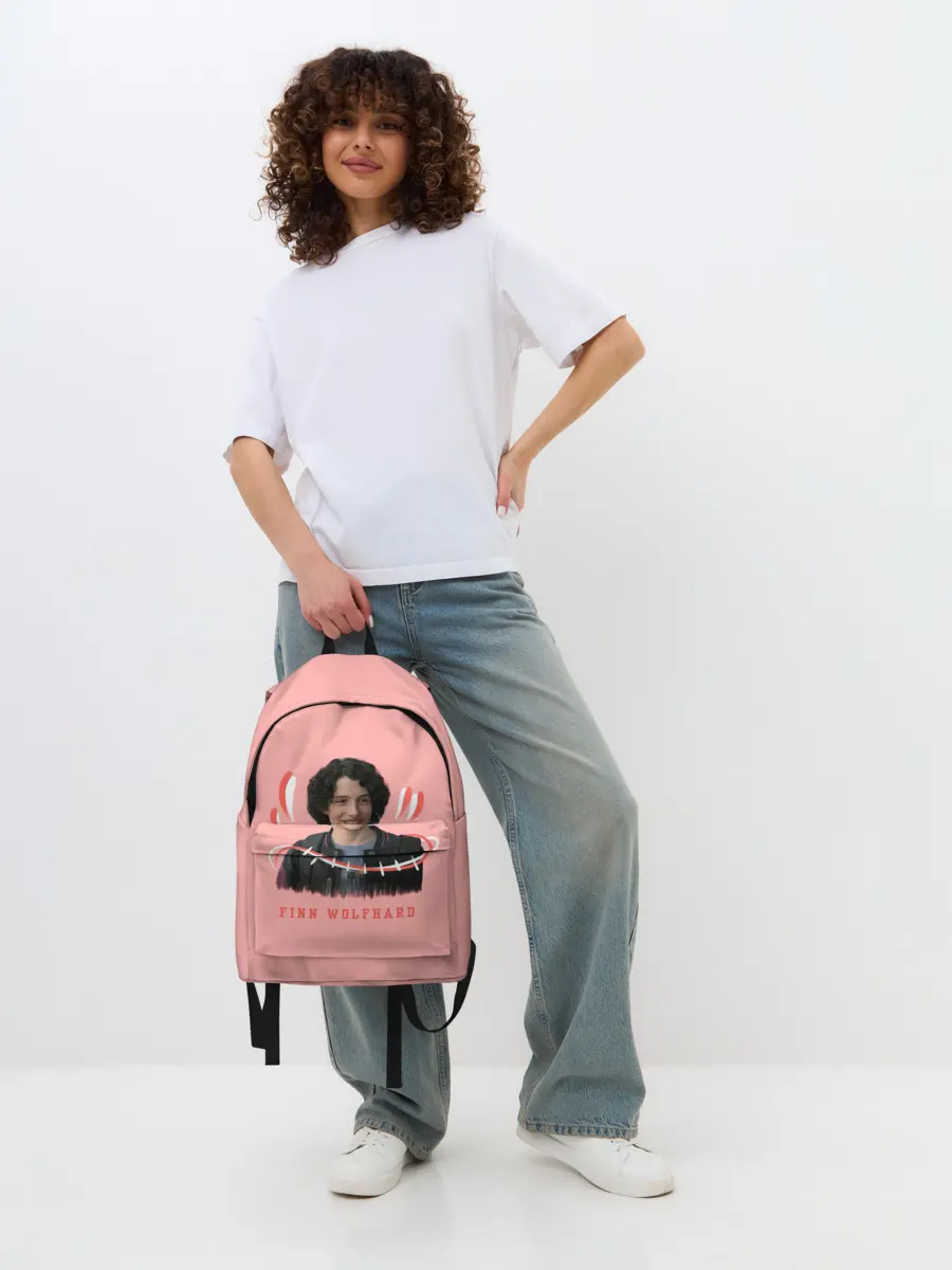 Рюкзак джинсовый / finn wolfhard