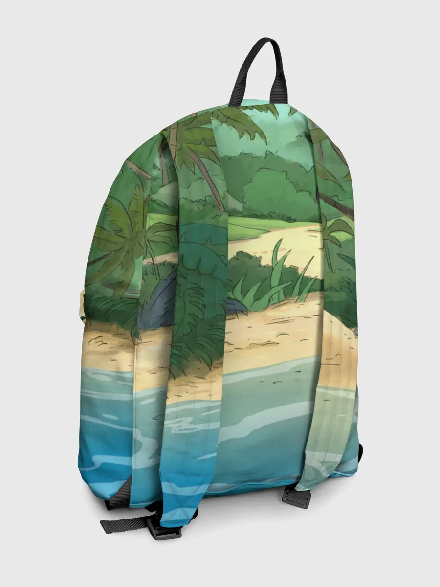 Рюкзак джинсовый / Bears on the beach