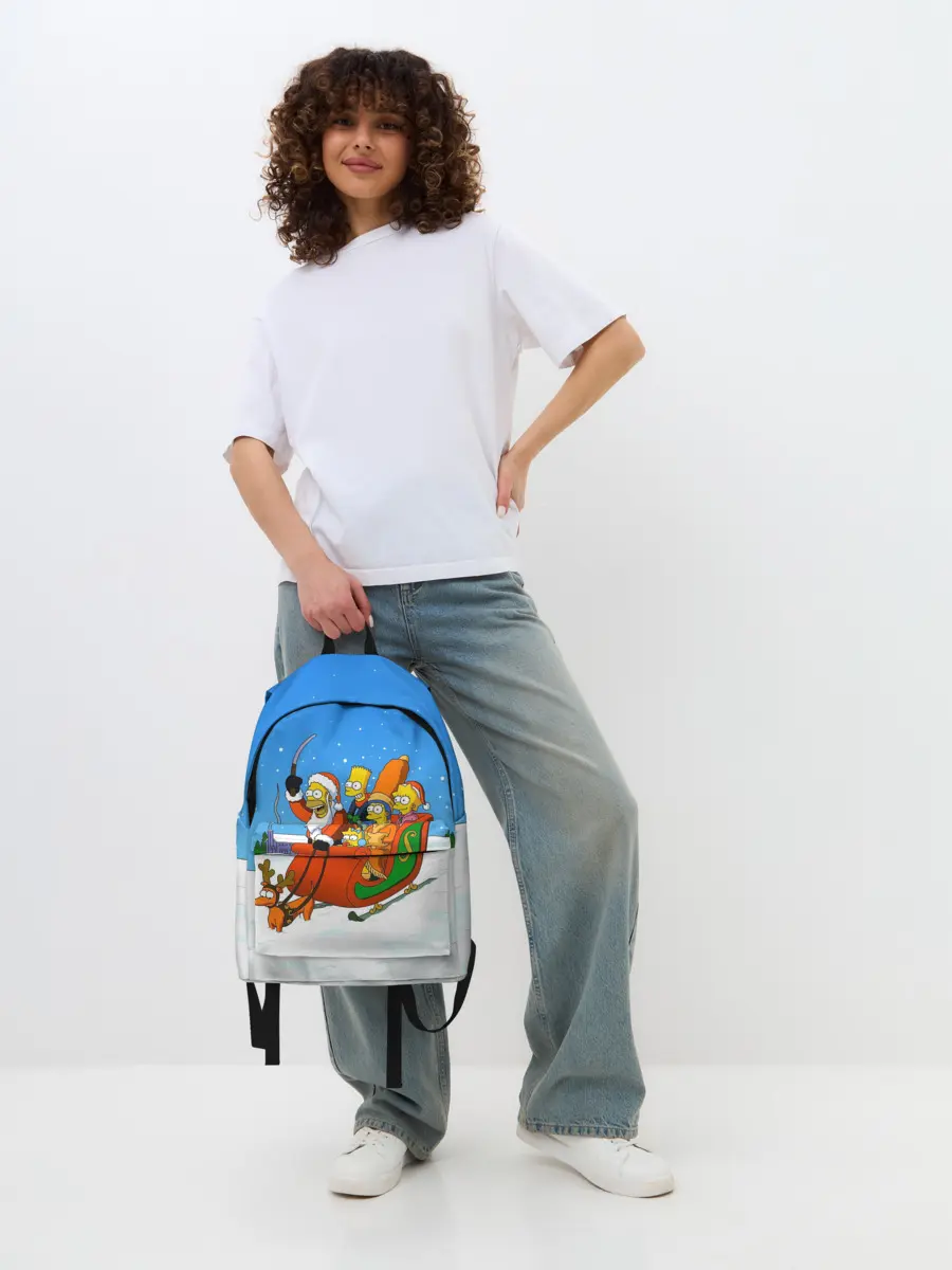 Рюкзак джинсовый / Simpsons New Year