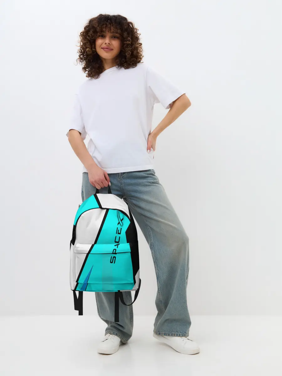 Рюкзак джинсовый / SpaceX