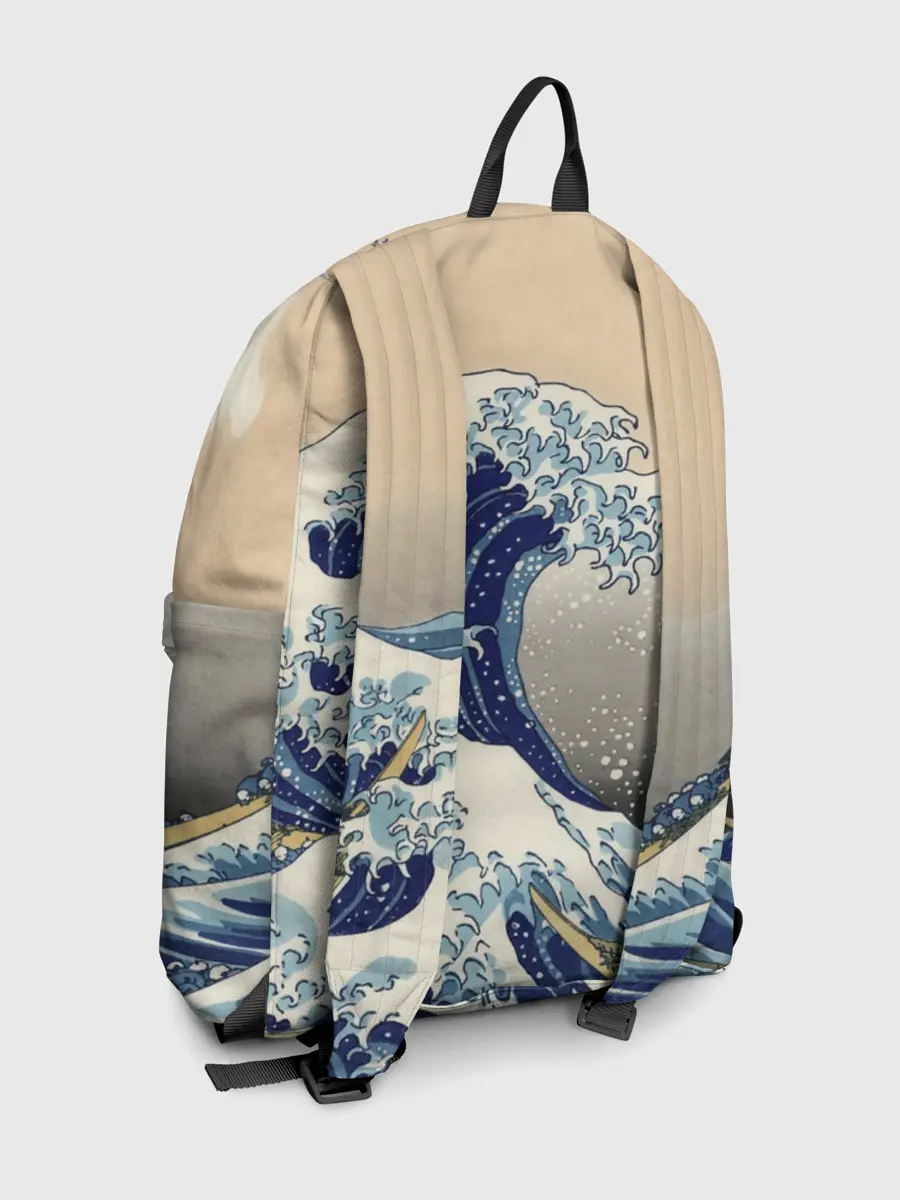 Рюкзак джинсовый / Kanagawa Wave Art