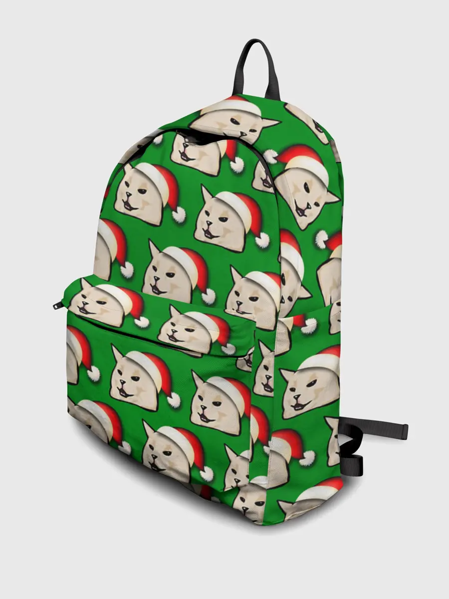 Рюкзак джинсовый / woman yelling at cat