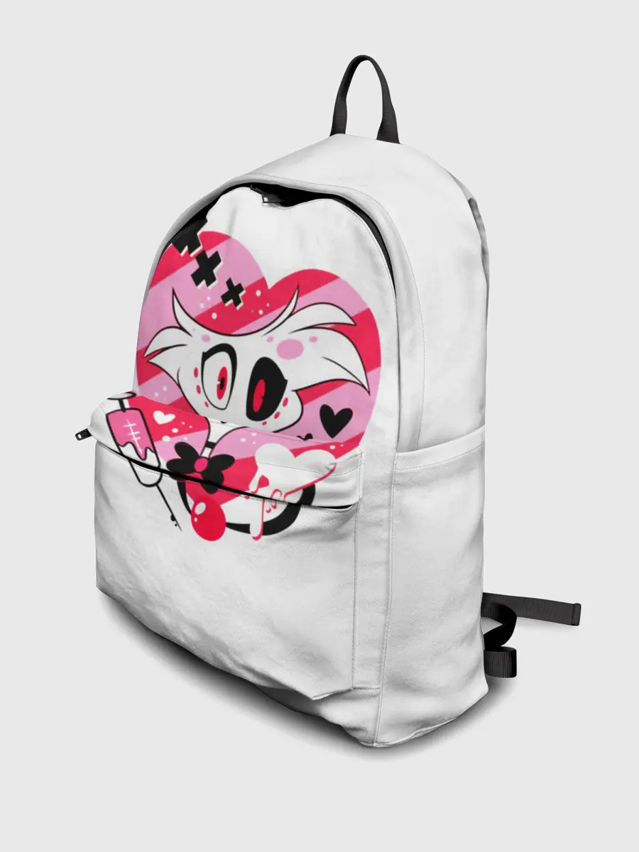 Рюкзак джинсовый / Hazbin Hotel