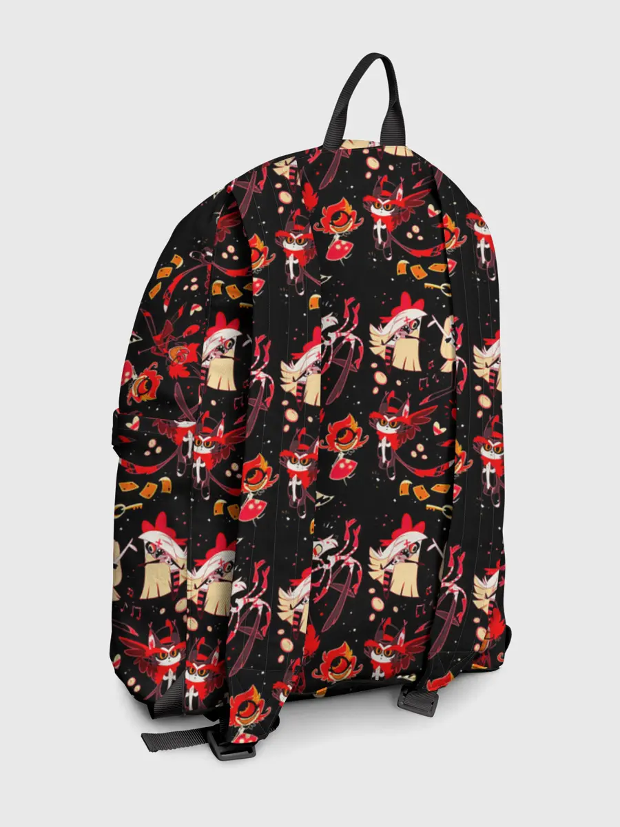 Рюкзак джинсовый / Hazbin Hotel