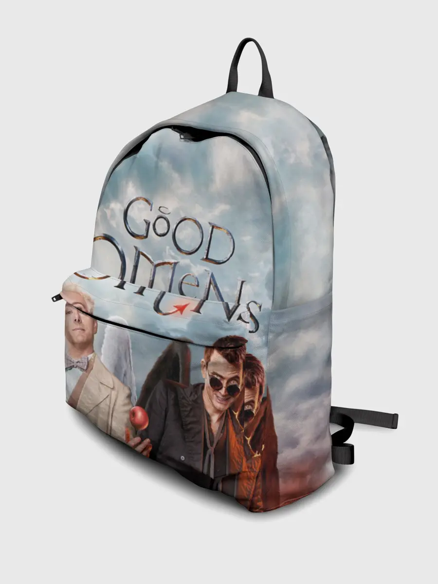 Рюкзак джинсовый / Good Omens