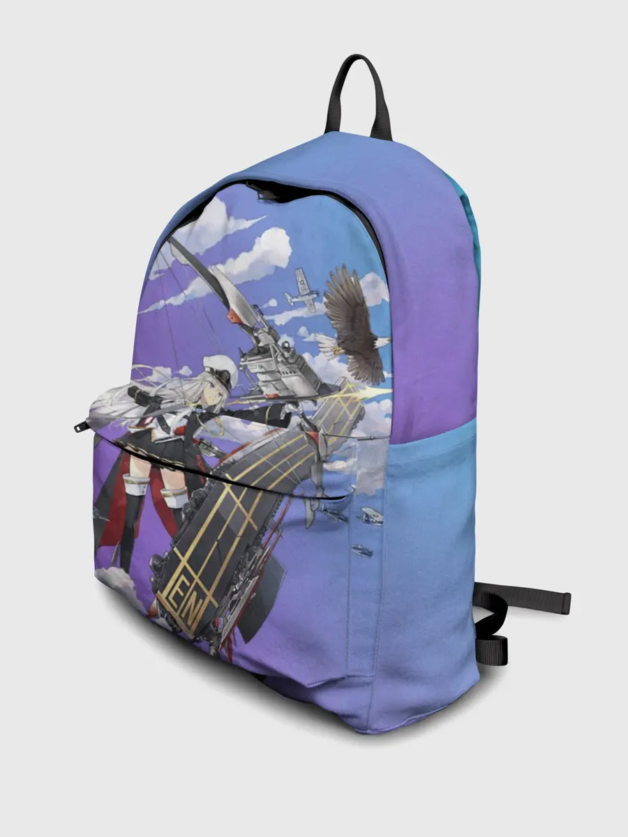 Рюкзак джинсовый / Azur Lane Enterprise and Yorktown