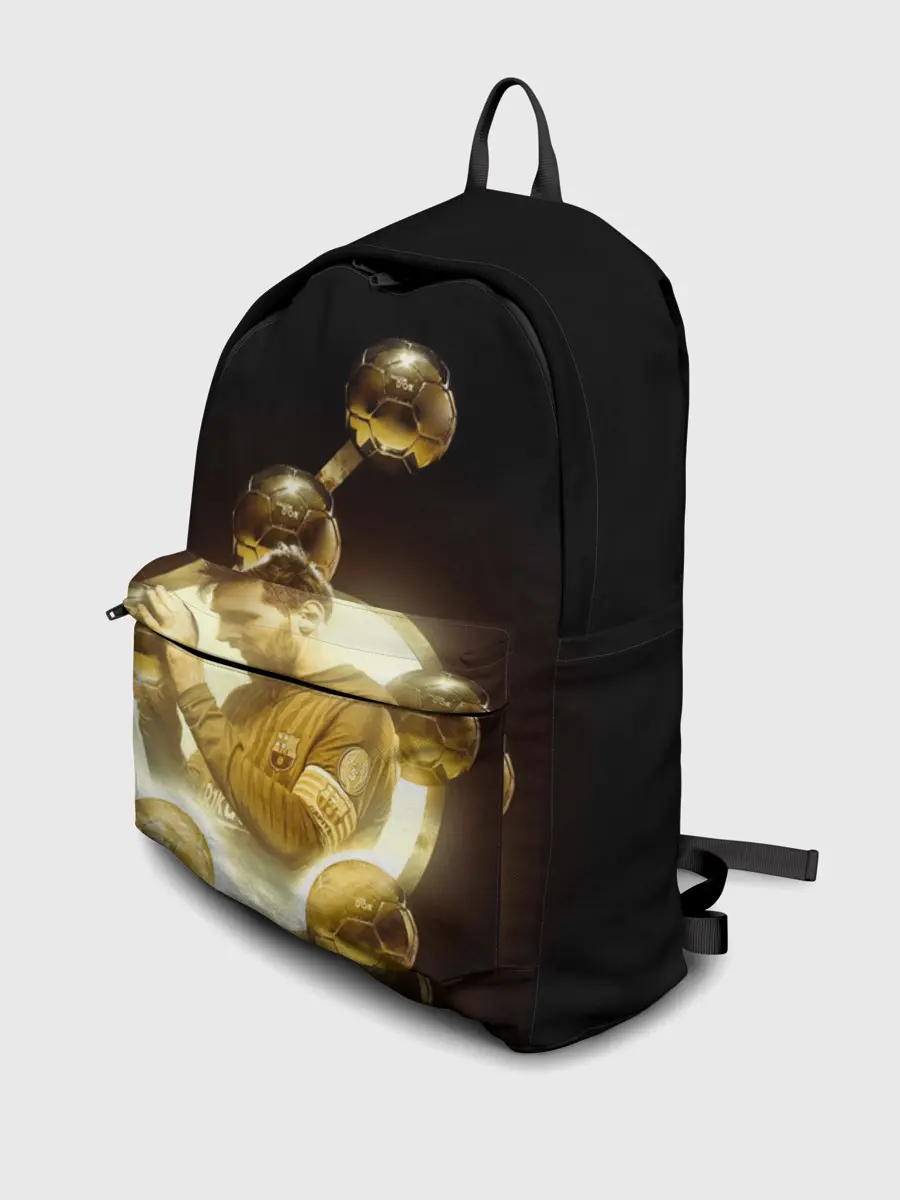 Рюкзак джинсовый / Месси шестикратный