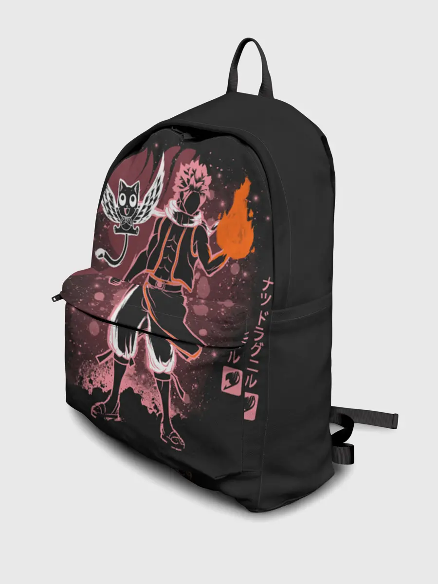 Рюкзак джинсовый / Нацу Драгнил и Хэппи