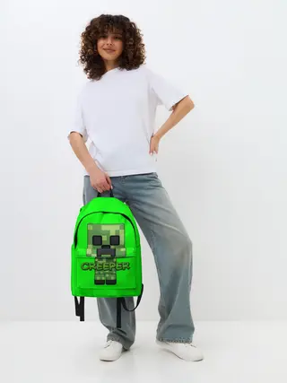 Рюкзак джинсовый / MINECRAFT CREEPER