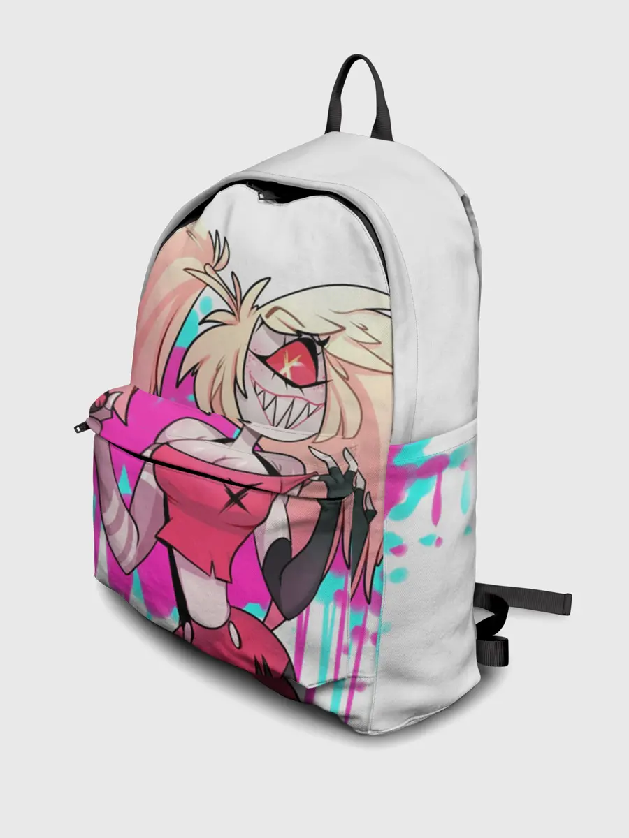 Рюкзак джинсовый / Отель Хазбин