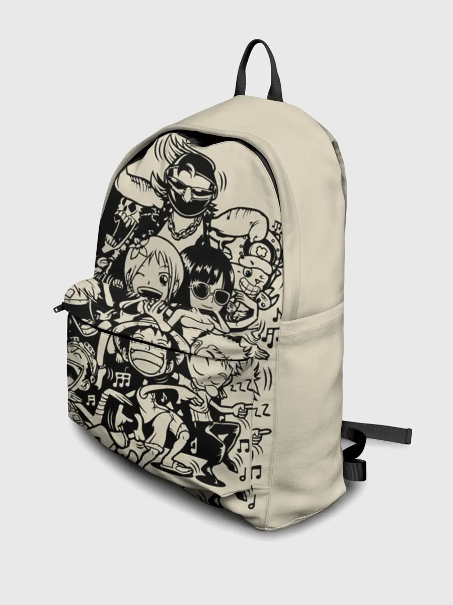 Рюкзак джинсовый / герои One Piece