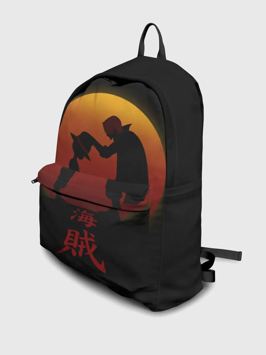 Рюкзак джинсовый / похлопывает по голове One Piece