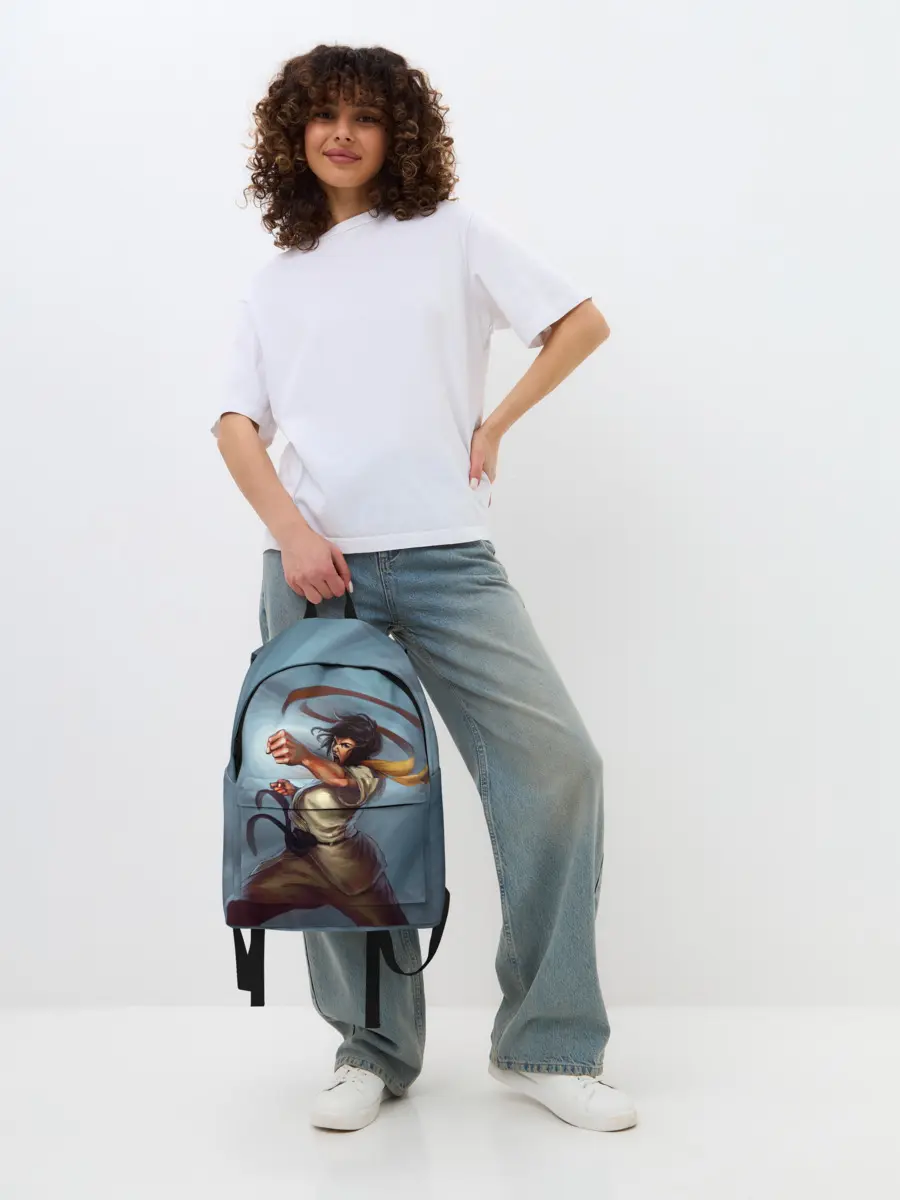 Рюкзак джинсовый / Karate girl