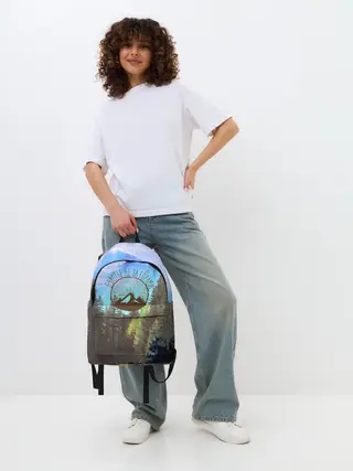 Рюкзак джинсовый / Счастье не за горами